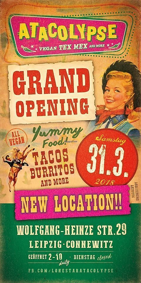 New address!!!! Wolfgang-Heinze str.29!!!! at Atacolypse in Leipzig
