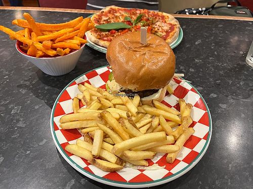 Smashed Biffs Wing stacker, sweet potato fries  at Frankie & Benny's - Aspects Leisure Park in Bristol