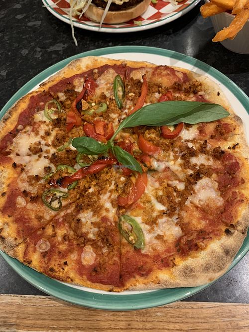 Vegan pepperoni   at Frankie & Benny's - Aspects Leisure Park in Bristol