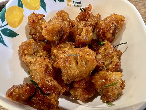 Fried mushrooms   at Mungsawirat Jay in Bangkok