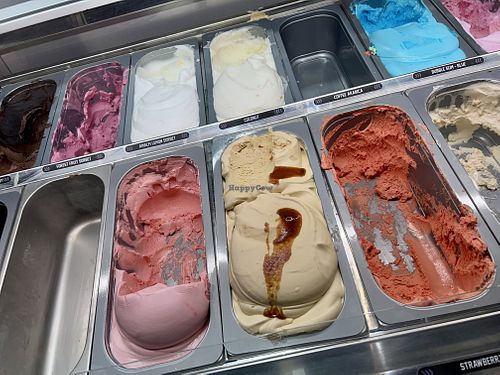 ice cream  at Creams Cafe - Kings Cross in London