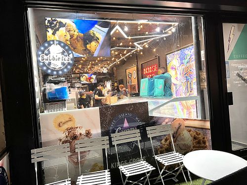   at Creams Cafe - Kings Cross in London