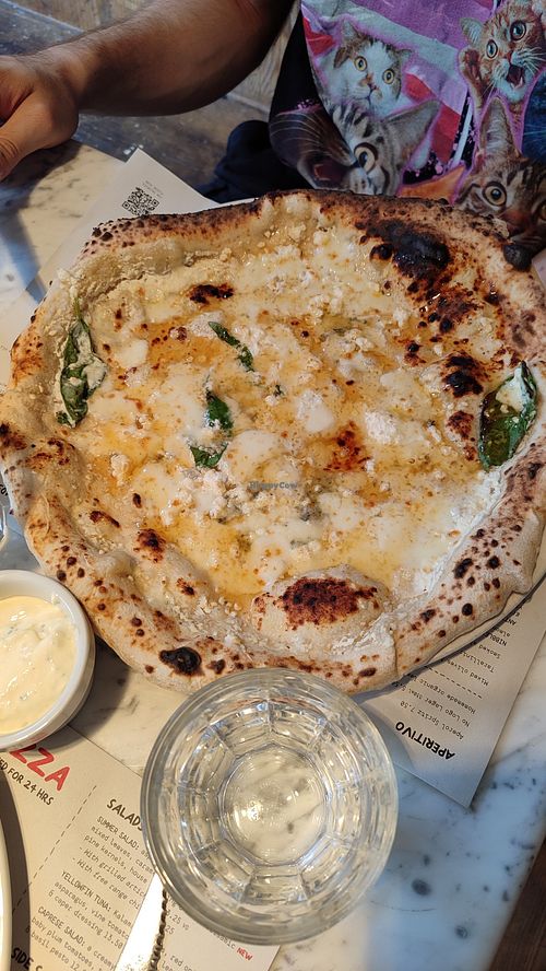 5 quesos (vegetariana) at Franco Manca - Baker St in London