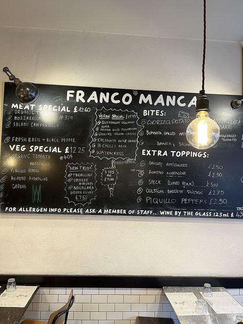 Vegan special  #Veganuary at Franco Manca - Wimbledon in South West London