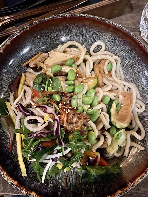 23. Udon noodels with tofu  at Do Quan in Hamburg