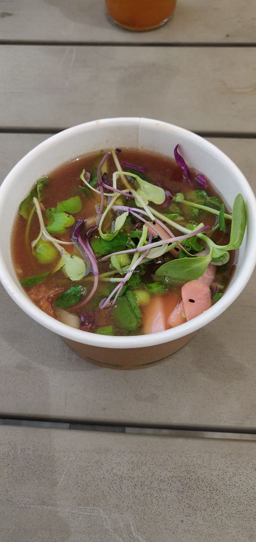 Vegan ramen at Via Luna Tiny Cookery in Cobargo