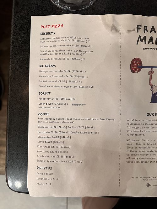   at Franco Manca - Kings Cross in North London