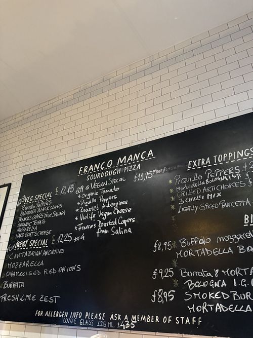   at Franco Manca - South Kensington in South West London