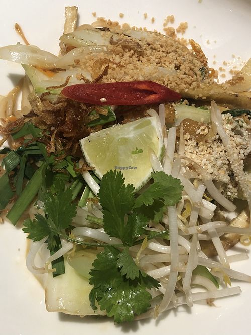 Vegan pad Thai   at Brasserie Saigon in Paris