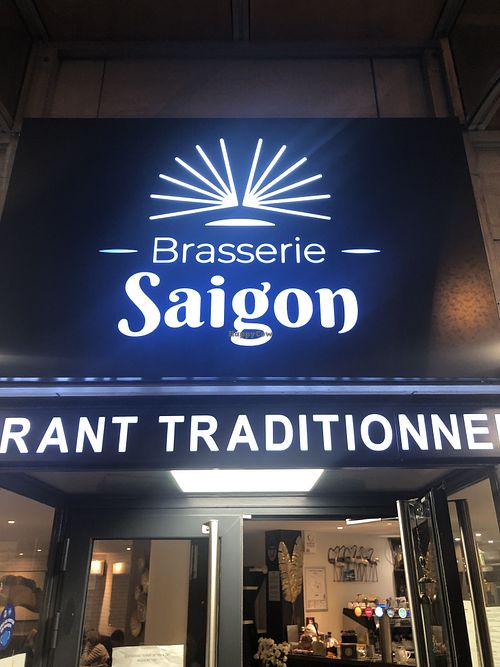 Outside   at Brasserie Saigon in Paris