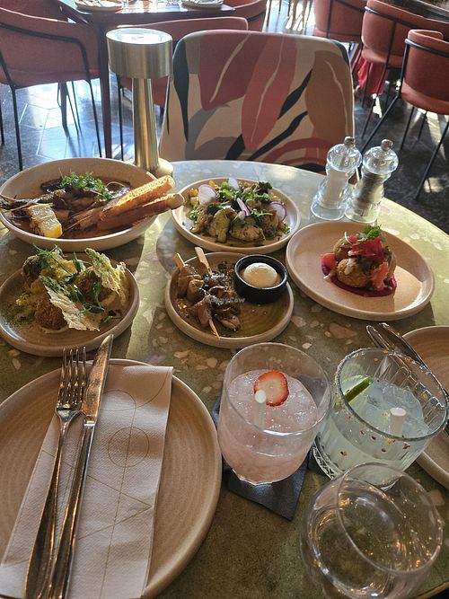 Vegan options in the right.   at Proud Mary in Johannesburg