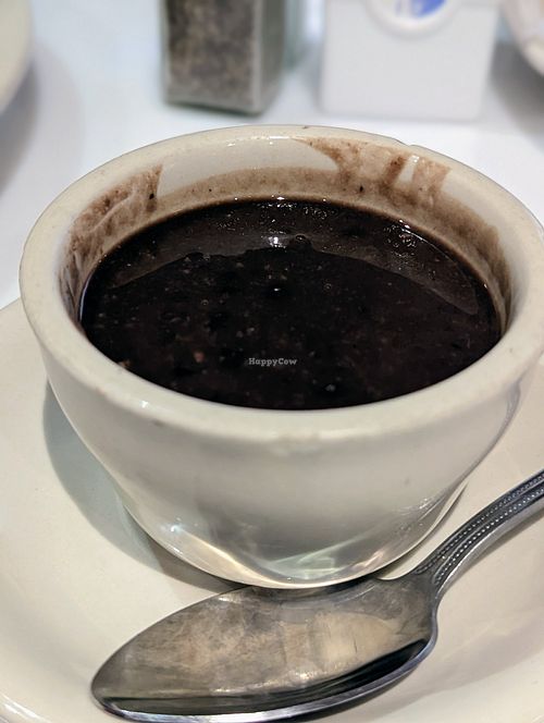 Black bean soup at MIA - Ku-Va Restaurant & Bar - TD in Miami