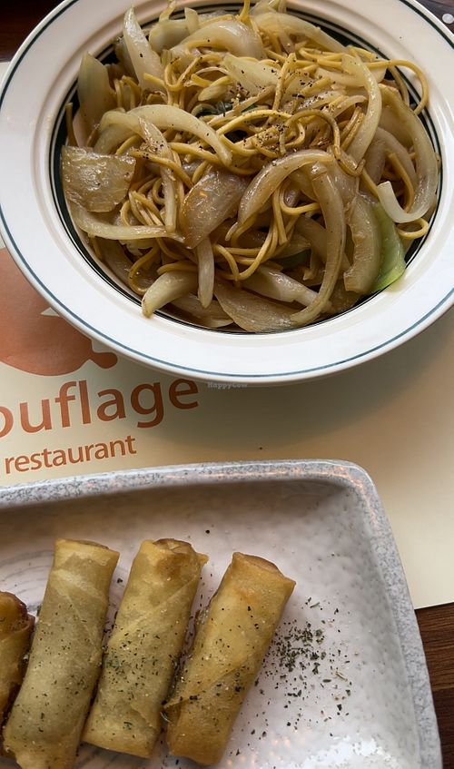 The noodle dish  at Camouflage in Seoul