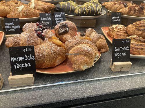 vegan pastries   at Papparé in Ferrara