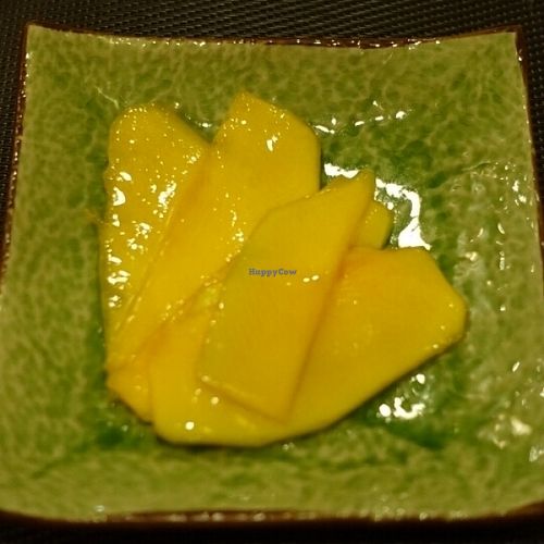 mango salad at Honzen Cafe in Central Singapore