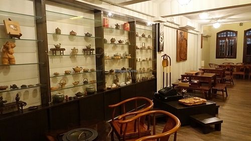 tea room on the 2nd storey  at Honzen Cafe in Central Singapore