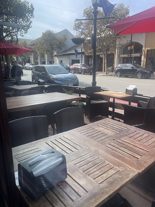 Outside  at MidiCi in Monterey
