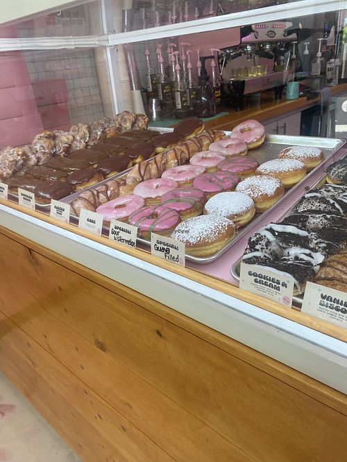 Got the Rose + Guava Filled (for dessert)  at Dough Joy - East Pike Street in Seattle