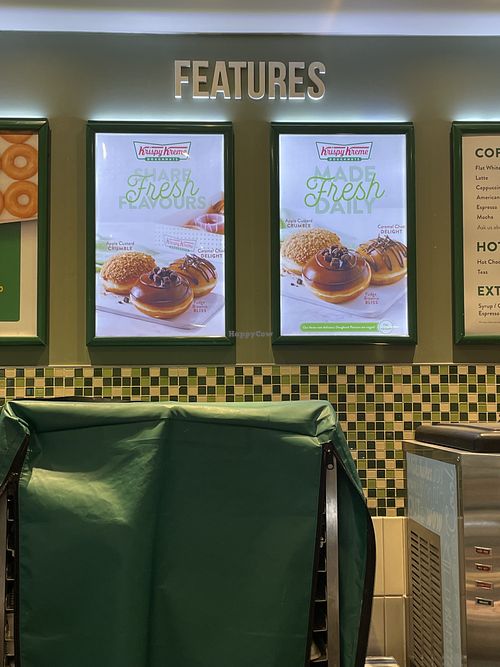vegan krispy kreme options  at Krispy Kreme in Watford