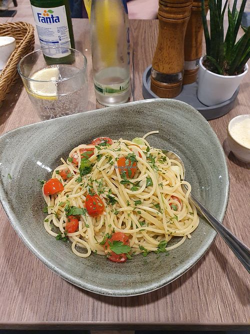 Agio e Olio #Veganuary at Ciao Bella in Flensburg