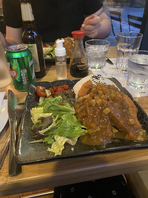 Vegetable Katsu Curry  at Wawa in South East London