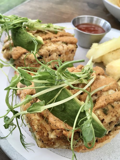Crab cakes  at Biribá in Puerto Viejo De Talamanca