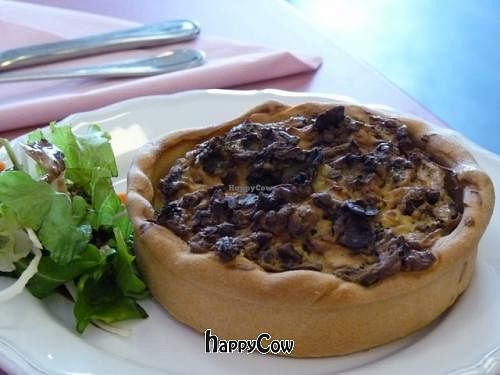 Brocoli almond quiche at Ohlala in Berlin