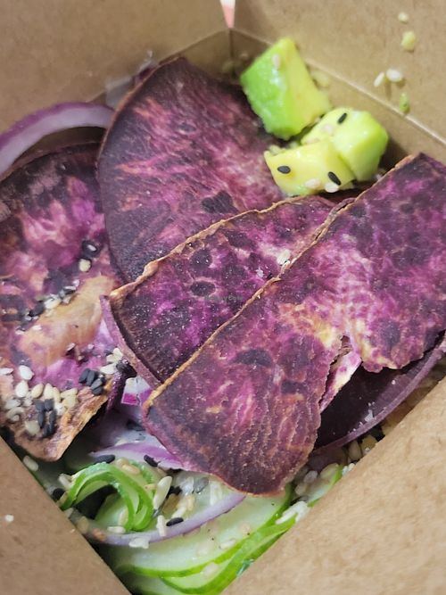 Poke bowl at Piratas Veg in Florianopolis