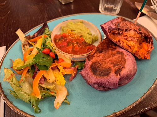 Burrito at Las Iguanas - Temple St in Birmingham