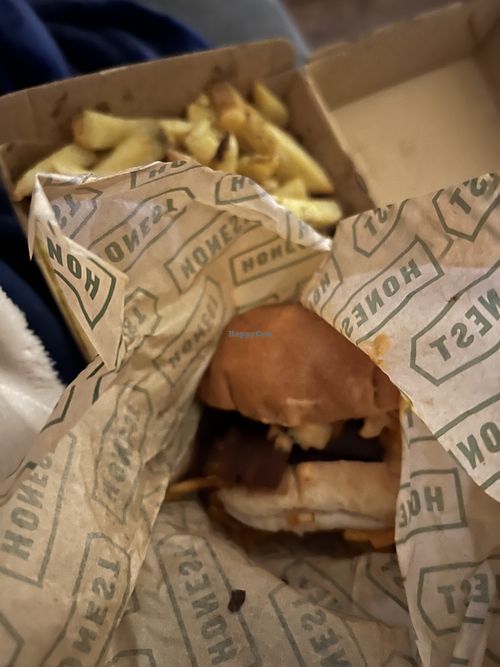   at Honest Burgers in Cardiff