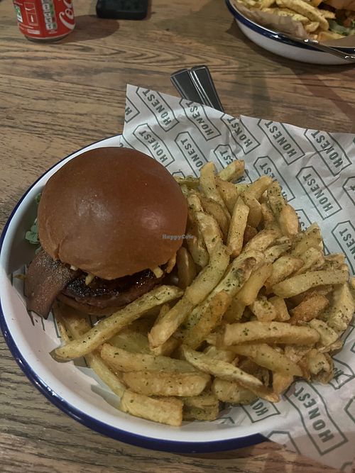   at Honest Burgers in Cardiff