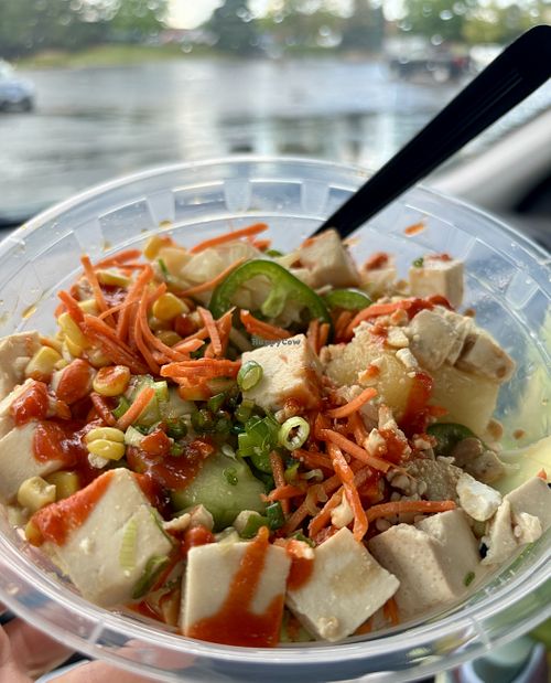Build your own vegan poke bowl  at Poke Bros in St Charles