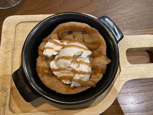 Cookie dough and ice cream at Bella Italia in Plymouth