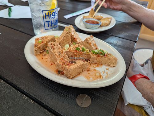 Tofu small plate  at High Thai in Brattleboro