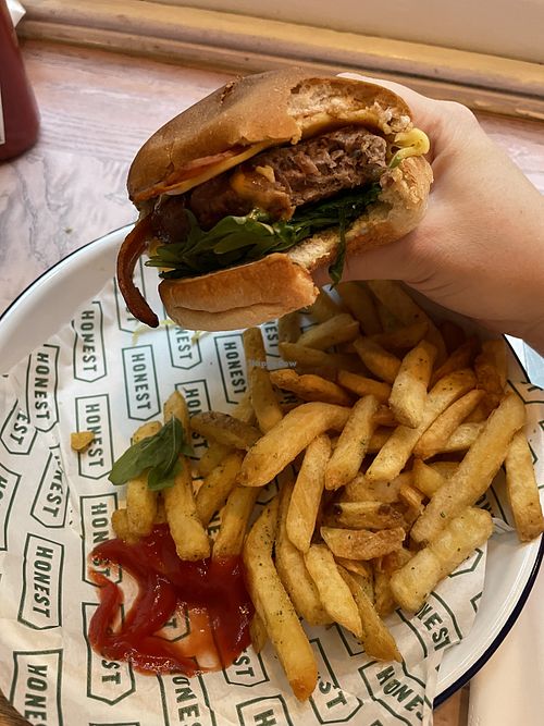   at Honest Burgers - Spitalfields in East London