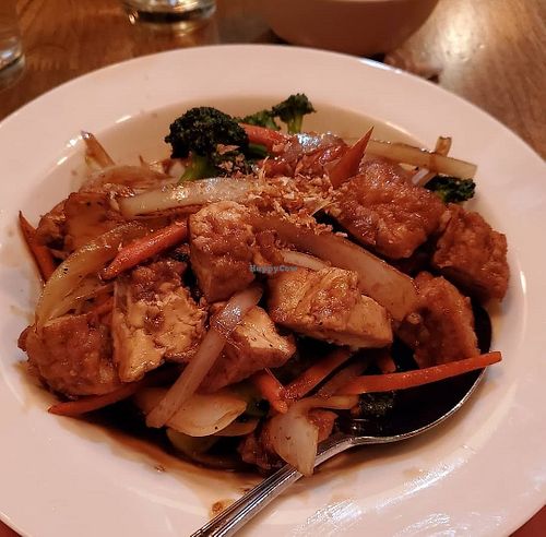 Garlic Broccoli & Tofu at Little Thai Kitchen in Darien