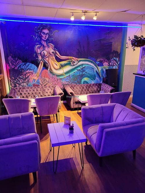 Inside at Seawiches Lounge Bar in Roatan