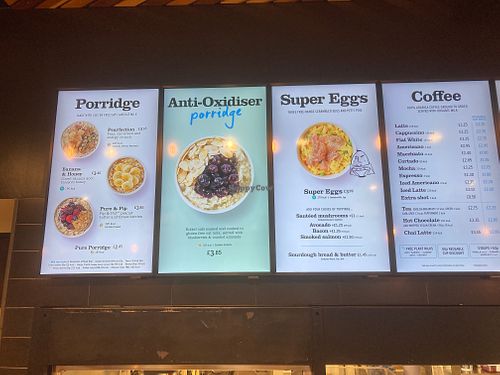 Menu at Pure - Tooley St in South East London