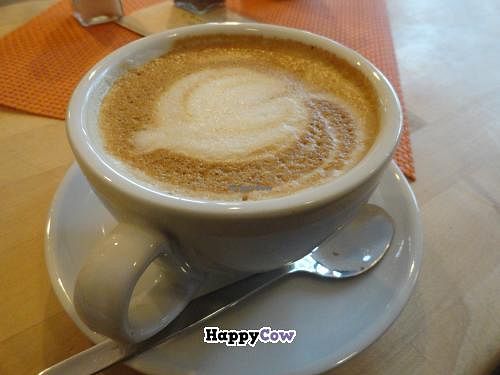 Cappucino at Goodies Berlin - Schivelbeiner Strasse 34 in Berlin