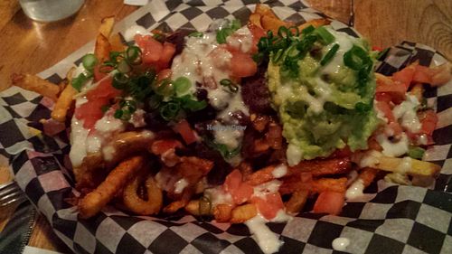 Chili cheese fries at The Hogtown Vegan in Toronto