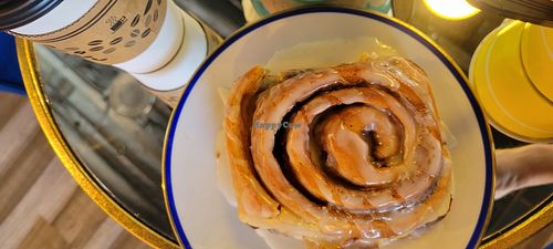 Cinnamon rolls and coffee at Beg Bakery in Scottsdale