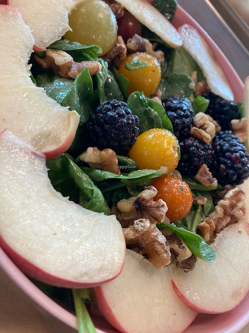 Blackberry peach special salad at Frederick Social in Frederick