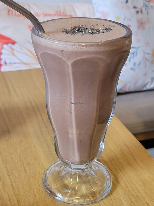 Chocolate banana smoothie at Future Diner in Yerevan