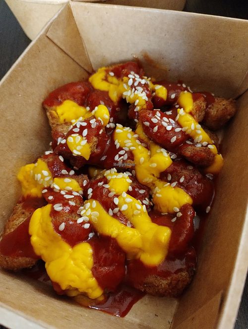 BBQ soy bites at Future Diner in Yerevan