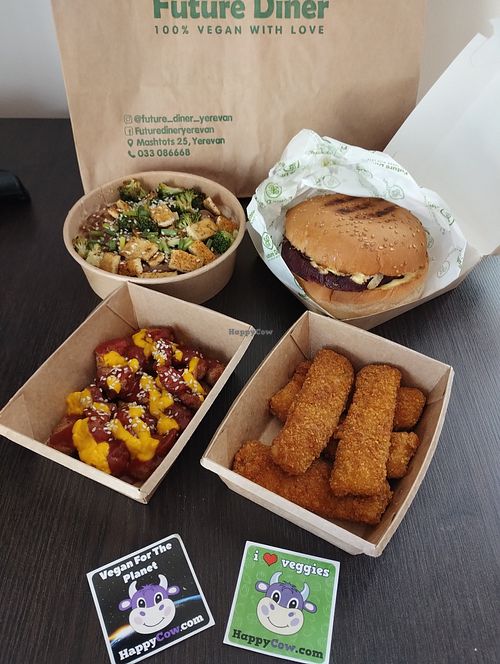 Selection at Future Diner in Yerevan