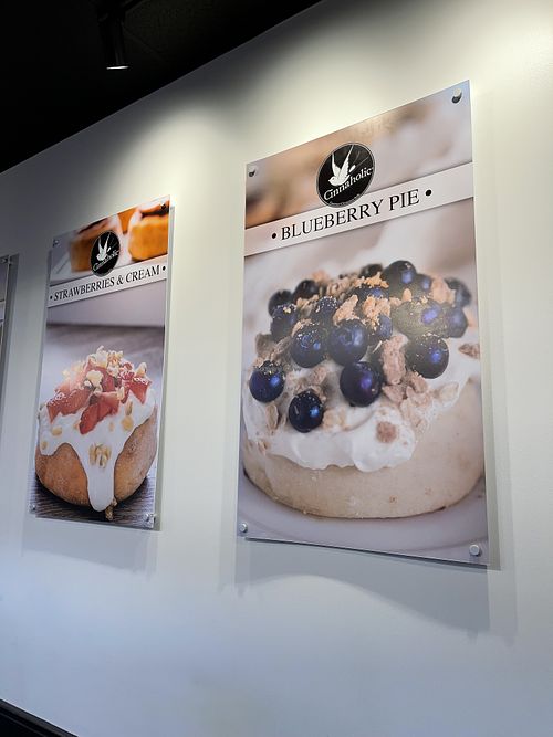 Flavours   at Cinnaholic in Calgary