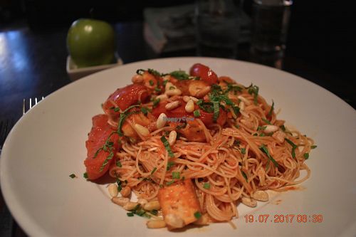 Pasta with tofu and pine nuts.  at FARMiCiA in Philadelphia