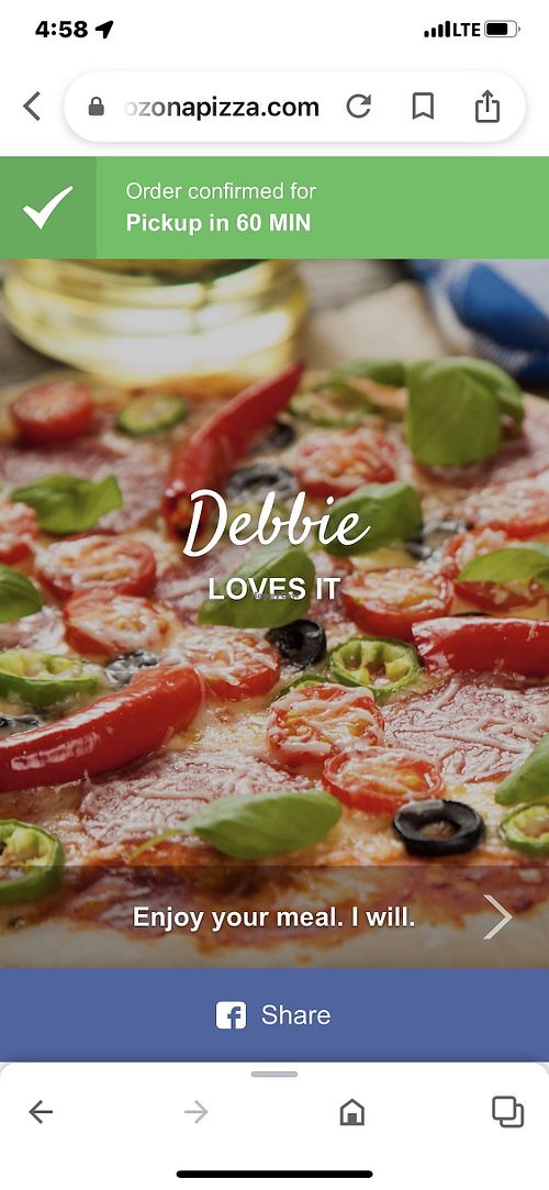   at Ozona Pizza in Palm Harbor