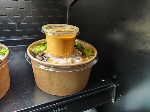 Salad (must use balsamico sauce) at Bäckerei Wüst in Zurich