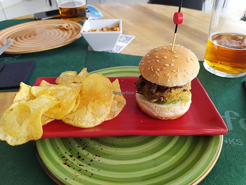 Mini hamburguesa de quinoa at Terra in Olula Del Rio